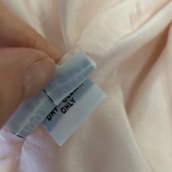 Stanley Korshak Lace Satin Silk Dress Blazer Suit Pink Size Small preppy french - Picture 14 of 16